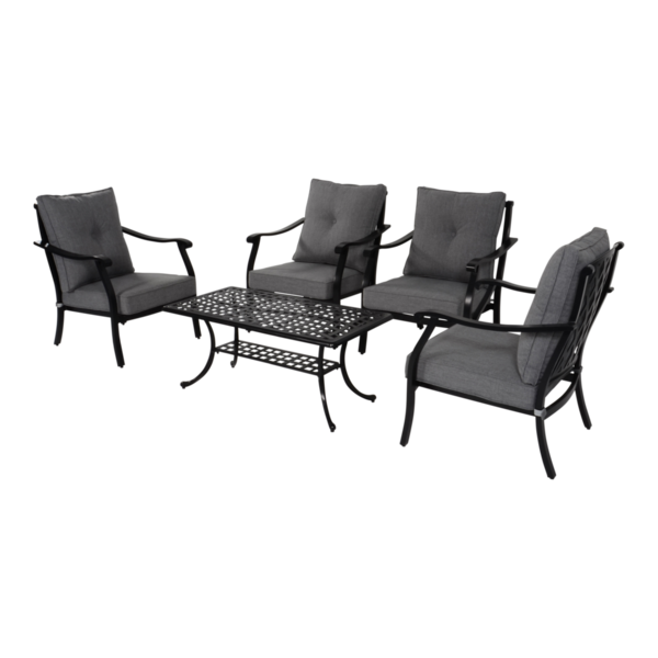 Loungestoel Queens, set van 2 stoelen
